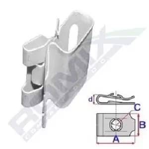 ROMIX Clip C60585 MERCEDES-BENZ,E-Klasse Limousine (W211),C-Klasse Limousine (W203),C-Klasse Limousine (W204),E-Klasse Limousine (W212)