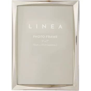 Hotel Collection Twist nickel plated frame, 5 x 7 - Silver