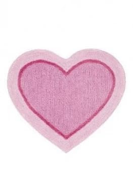 Catherine Lansfield Heart Shaped Rug