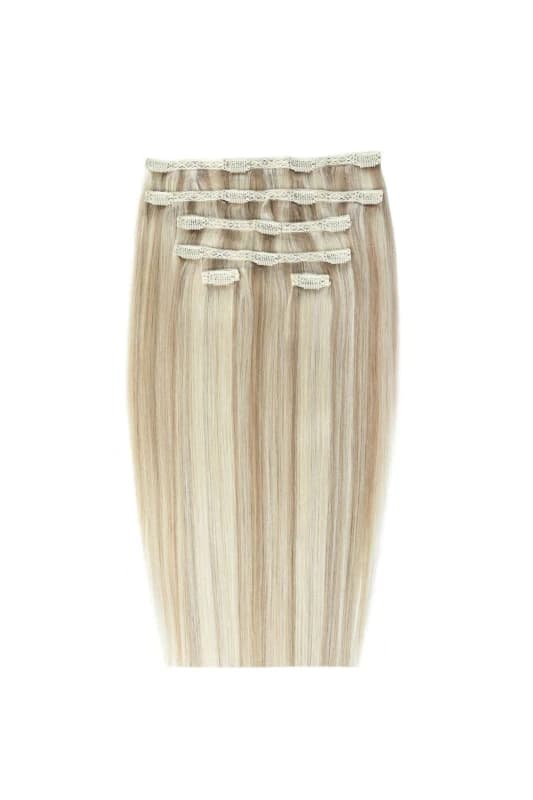 Beauty Works Womens 20" Double Hair Set Clip-In Extensions 210g in Champagne Blonde Champagne Blonde Female One Size