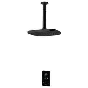 Triton ENVi Matt Black Fixed Head Thermostatic Electric Shower - 9kW