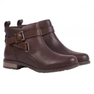 Barbour Womens Jane Ankle Boots Teak UK 3