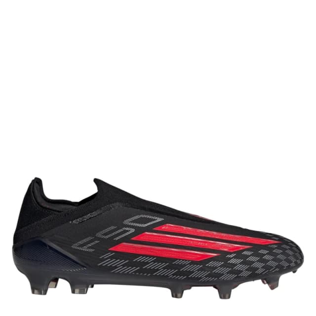 adidas F50 Elite Laceless Adults Firm Ground Football Boots Black/Red male 8 (42)