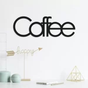 Coffee Black Decorative Metal Wall Accessory