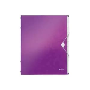 WOW Divider Book A4 Polypropylene 12 Tabs Purple