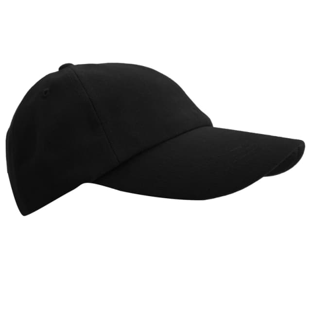 Result Result Men Low Profile Heavy Brushed Cotton Baseball Cap Pack of 2 in Black One Size Male 5059269084547