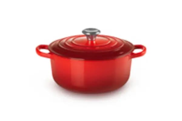 LE CREUSET Signature - 3.3 L - Round - Red - Cast iron - Enamel - Red