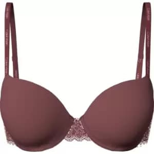 Calvin Klein Calvin Flirty Balcony Bra - Red