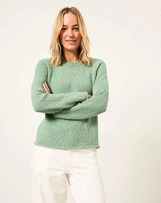 FatFace FatFace Sophia Jumper Green - FatFace - Size: 10 Green Female 10 ZD14101