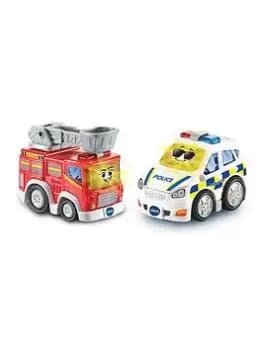 VTech Toot-Toot Drivers New 2 pack Police Car, Fire truck, One Colour
