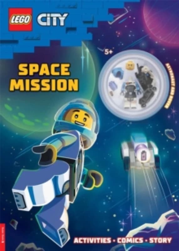 LEGO City: Space Mission Activity Book (with astronaut LEGO minifigure and rover mini-build) Paperback / softback