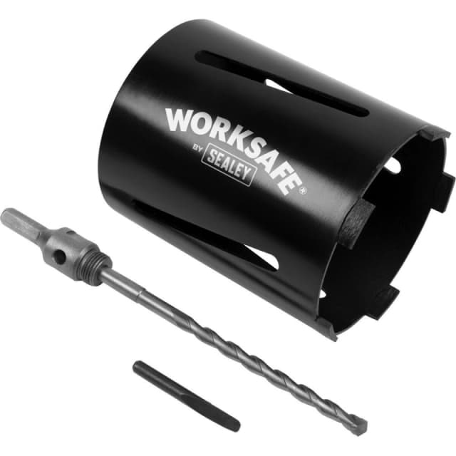 Loops 127mm x 150mm - Dry Diamond Core Drill Hole Saw - Hex Drive Adaptor - Drill Bit Multi