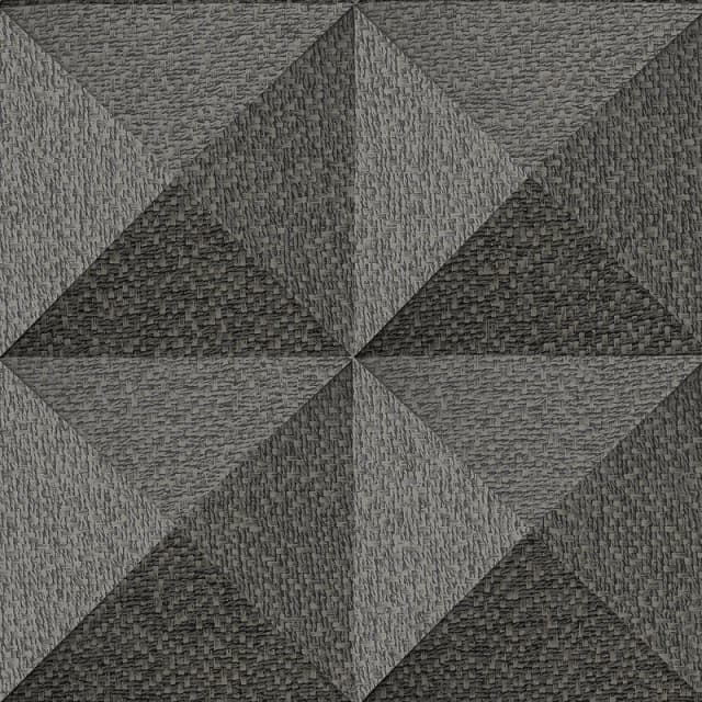 Design ID DID Weaved Cube Black Wallpaper Black unisex One Size