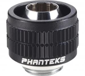 Glacier 16/10 mm Compression Fitting - Satin Black