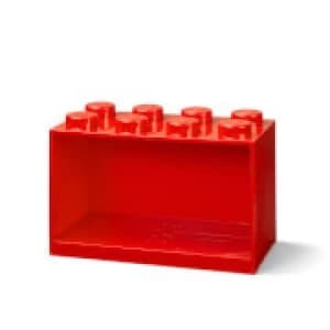 LEGO Storage Brick Shelf 8 - Red