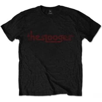 Iggy & The Stooges - Vintage Logo Mens Large T-Shirt - Black