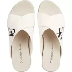 Calvin Klein Jeans Flatform Crissx Lth - White