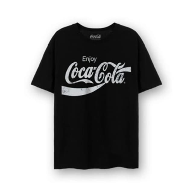 Coca Cola Short Sleeved T-Shirt Black unisex