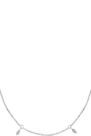 Sara Miller The Silver Leaf Leaf Charm Necklace SAJ2011