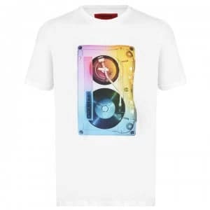 Hugo Boss Dours Casette T-Shirt White Size L Men