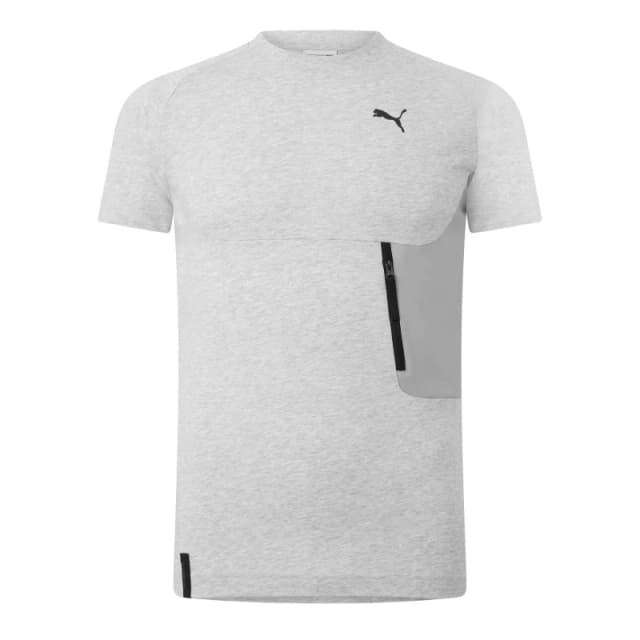 Puma Pocket Tee - Grey Grey XS