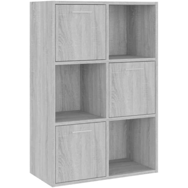 VIDAXL Storage Cabinet Grey Sonoma 60x29.5x90cm Vidaxl 8720286954379