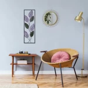 Leaf Multicolor Decorative Metal Wall Accessory