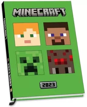 Minecraft A5 Kalenderbuch 2023 Calendar Book multicolour