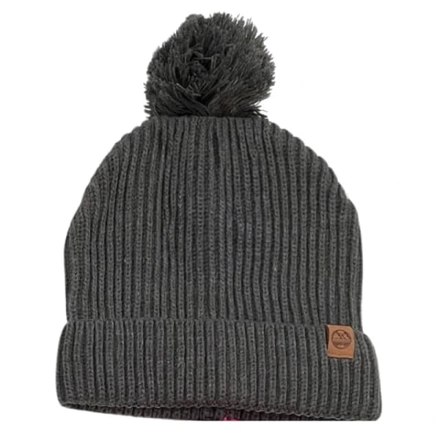 Six Peaks Mens Pom Pom Beanie in Grey Grey Male One Size