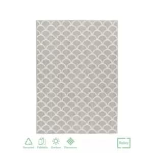 Relay Hydroflex Indoor/Outdoor Rug Fan Grey 160X230Cm