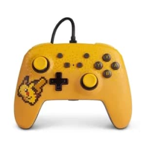 PowerA Pixel Pikachu Wired Nintendo Switch Controller
