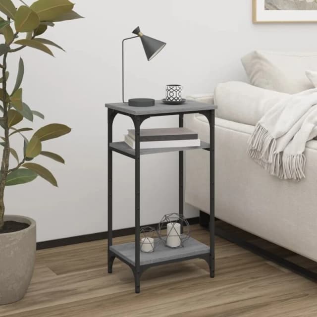 VIDAXL Side Table Grey Sonoma 40x30x75cm Engineered Wood Vidaxl 8720845718305