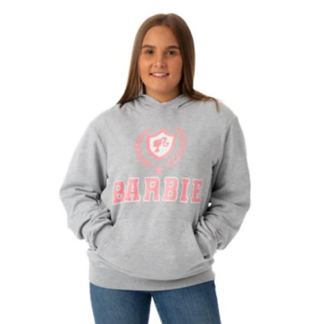 Barbie Hoodie Grey female