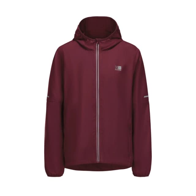 Karrimor Mens Water Resistant Hooded Long Sleeve Performance Running Jacket Berry male S