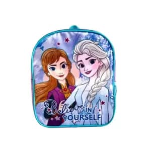 Frozen Childrens/Kids Believe In Yourself Backpack (One Size) (Blue/Purple)