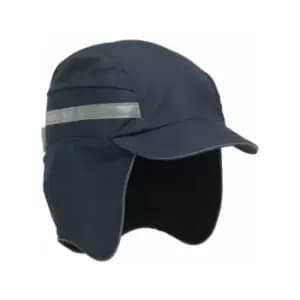 3M - 3M FIRST BASE 3 WINTER CAP NVY RP REDUCED PEAK (2021200) - Navy Blue - Navy Blue