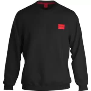 Hugo Spliced Logo Sweatshirt - Black