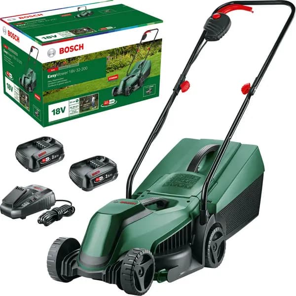 Bosch EasyMower 18V-32-200 2 x 2.5Ah Li-ion Cordless Rotary Lawnmower