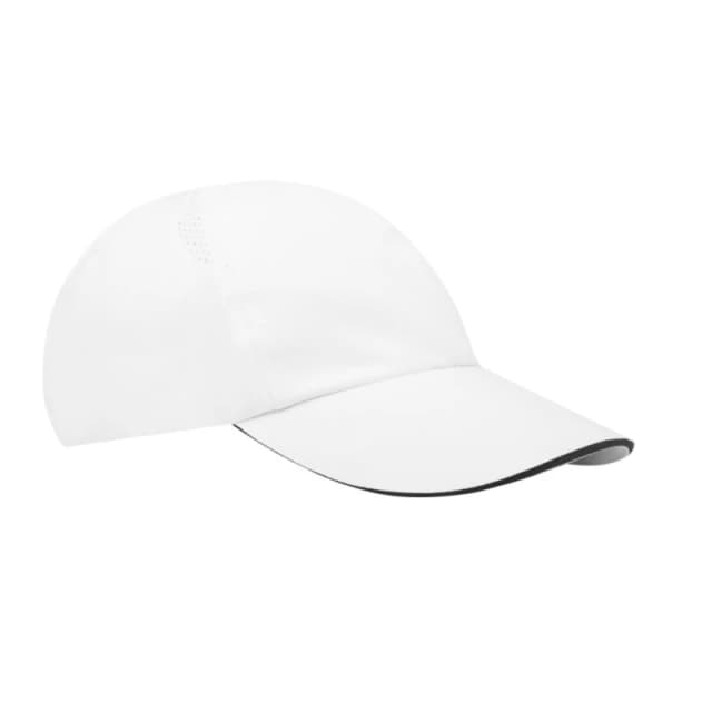 Elevate NXT Mens Morion 6 Panel Cool Baseball Cap in White White Male One Size