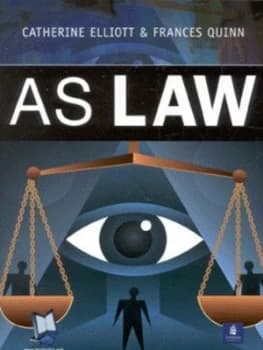 As Law by Catherine Elliott Book