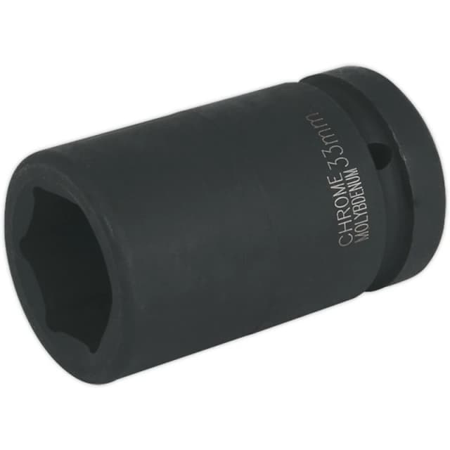 Loops 33mm Forged Deep Impact Socket - 1" Sq Drive - Chromoly Wrench Socket Multi