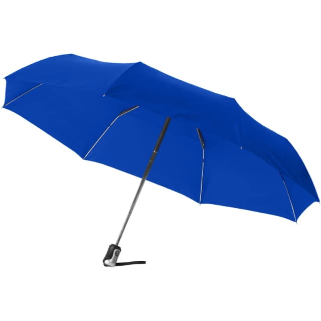 Bullet Mens 21.5" Alex 3-Section Auto Open & Close Umbrella Pack of 2 in Blue Blue Male