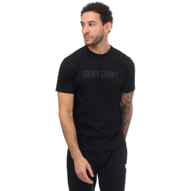 DKNY Tonal Logo T-Shirt - Black S