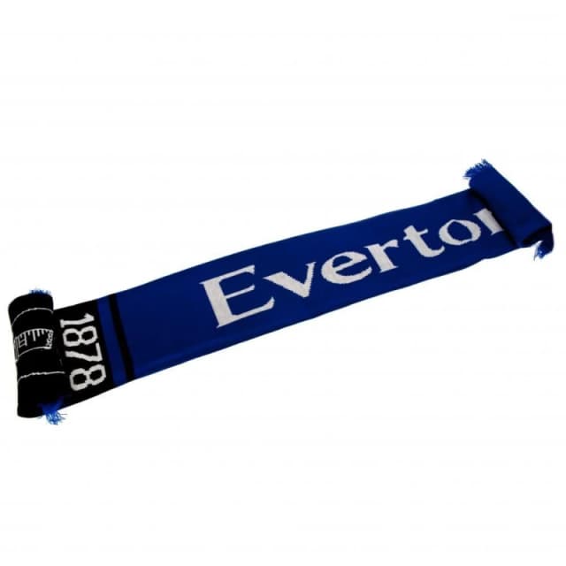 Everton FC Mens Nero Scarf in Royal Royal Male One Size