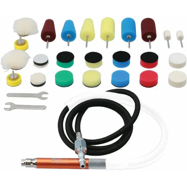 POWER-TEC Power-TEC Pneumatic Detail Polishing Tool Kit 92559 5018341925598