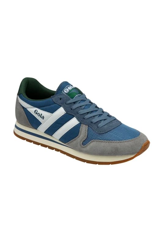 Gola Classics Mens 'Daytona ' Nylon Lace-Up Trainers in Dark Blue Size: 7 Dark Blue Male 7