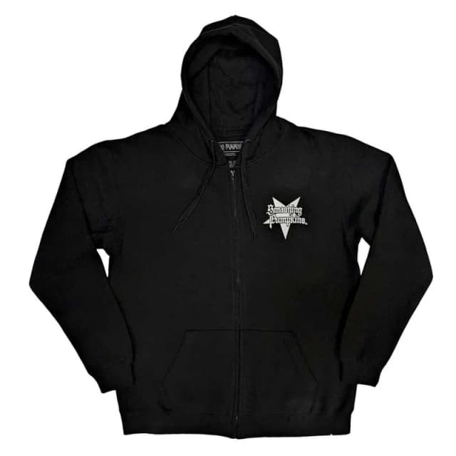 The Smashing Pumpkins The Smashing Pumpkins Men Zero Halo Full Zip Hoodie in Black Size: large Black L Male 5063425485376