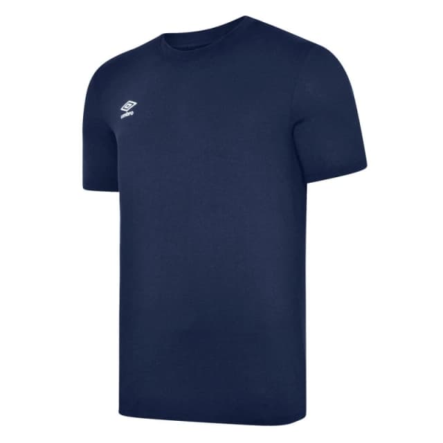 Umbro Umbro Men Club Leisure T-Shirt in Navy Size: Small Navy S Male 5063107690999