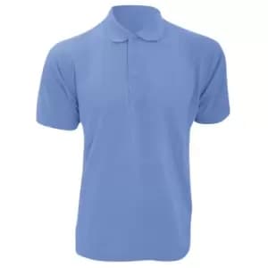 Kustom Kit Mens Klassic Superwash Short Sleeve Polo Shirt (2XL) (Light Blue)