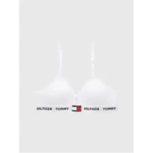Tommy Hilfiger Padded Triangle Bra - White